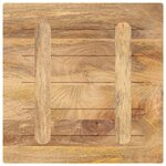 vidaXL Dessus de table 40x40x3 8 cm carré bois massif manguier