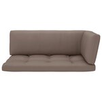 vidaXL Canapé d'angle palette de jardin marron miel bois pin imprégné