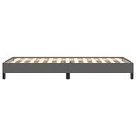 vidaXL Cadre de lit sans matelas gris 90x200 cm similicuir