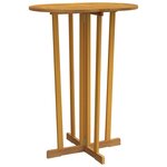 vidaXL Ensemble de bar pliable 3 Pièces Bois de teck massif