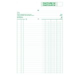 Manifold Factures 29 7x21cm 50 Feuillets Triple Autocopiant Billingue - Blanc - X 5 - Exacompta
