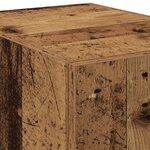 vidaXL Highboard en vieux bois 40x42.5x185 cm en bois reconstitué
