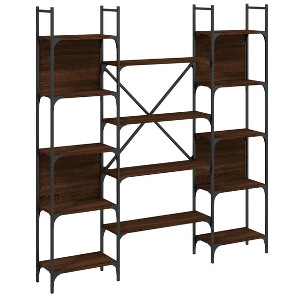 vidaXL Bibliothèque chêne marron 155 5x24x166 5 cm bois d'ingénierie
