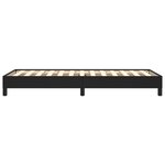 vidaXL Cadre de lit sans matelas noir 90x190 cm similicuir