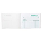 Manifolds Factures 10 5x13 5cm - 50 Feuillets Dupli - Sous Film Par Lot De 5 - Motif  - X 40 - Exacompta