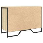 vidaXL Armoire à chaussures chêne sonoma 90x38x61 5 cm bois ingénierie
