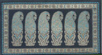 PAPERTREE SARI Lot de 5 Enveloppes cadeau 19x10cm- Marine/Turquoise