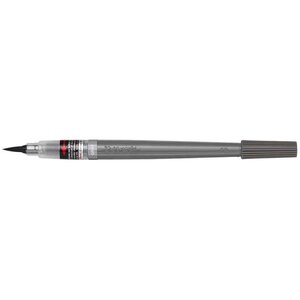 Stylo pinceau aquarelle colour brush pigment noir x 12 pentel arts