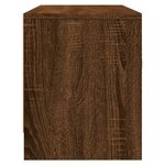 vidaXL Meuble TV chêne marron 102x30x37 5 cm bois d'ingénierie
