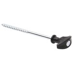 vidaXL Piquets de tente 12 Pièces 20 cm Ø7 mm acier galvanisé
