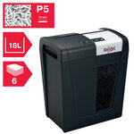 Rexel déchiqueteuse de papier à micro-coupe whisper-shred secure mc6