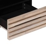 vidaXL Table basse 80x55x40 cm bois de manguier massif