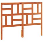vidaXL Tête de lit cire marron 150 cm bois massif de pin