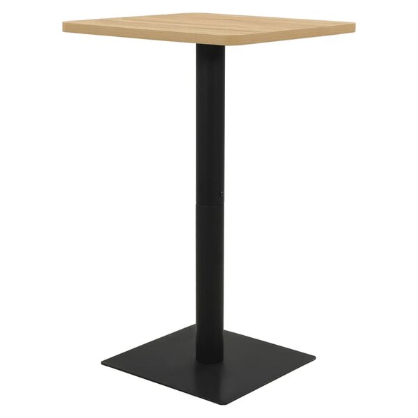 vidaXL Table de bistro Couleur chêne 78 5x78 5x107 cm