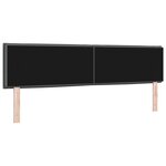 Tête de lit design en lignes gris foncé 180 cm en tissu