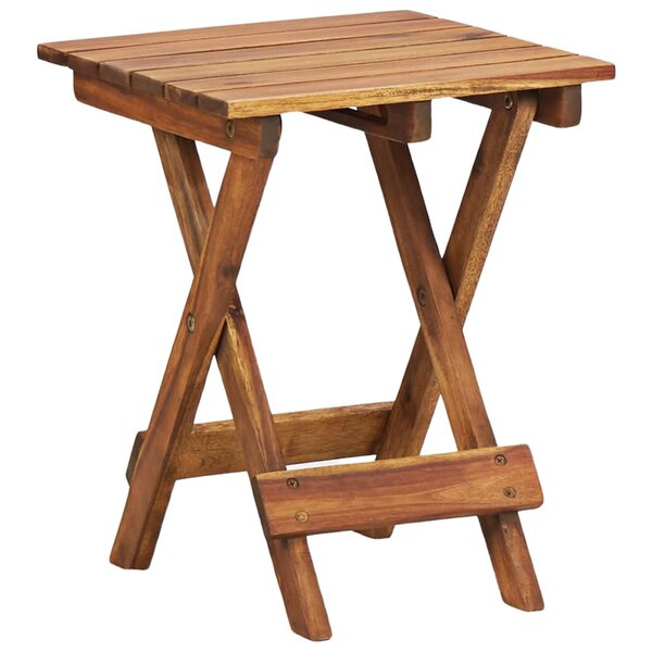 vidaXL Support pour plantes 30x30x38 cm Bois d'acacia solide