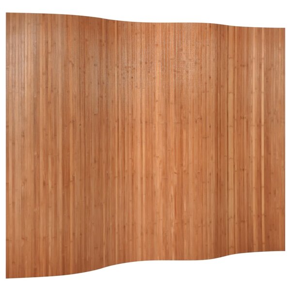 vidaXL Cloison de séparation marron 165x250 cm bambou