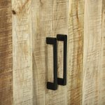 vidaXL Buffet 110x30x70 cm en Bois de Manguier Massif