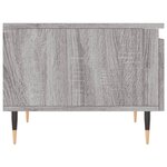 vidaXL Tables basses 2 Pièces sonoma gris 50x46x35 cm bois d'ingénierie