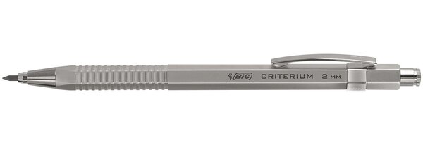 Porte mines rechargeable CRITERIUM Luxe Silver HB 2 mm BIC