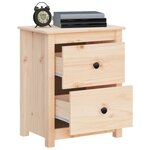 vidaXL Table de chevet 50x35x61 5 cm Bois de pin massif