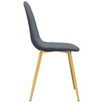 vidaXL Chaises à manger lot de 6 vert foncé velours