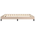 vidaXL Cadre de lit Cappuccino 160x200 cm Similicuir