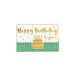 Petite pochette avec un emplacement a billet - happy birthday to you