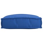 vidaXL Coussin de palette pour siège bleu royal 50x50x12 cm en tissu Oxford