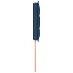 vidaXL Tête de lit Design Lignes Bleue 100 cm Tissu