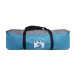 vidaXL Tente de camping tunnel 3 personnes bleu imperméable