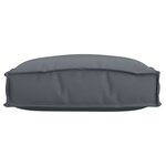 vidaXL Coussins de palette pour siège 2 Pièces Anthracite 40x40x8 cm Tissu Oxford