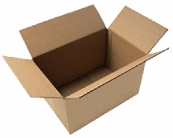 100 Caisses américaines (cartons) : 250 x 180 x 140 mm simple cannelure