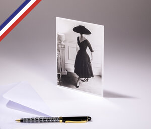 Carte simple l'œil du photographe créée et imprimée en france - elégance