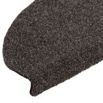 vidaXL Tapis d'escalier autocollants 10 Pièces anthracite 65x21x4 cm