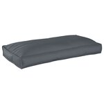 vidaXL Coussin Palette pour Siège/Dossier Anthracite 120x60x12 cm Tissu Oxford