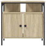 vidaXL Armoire lavabo de salle de bain chêne sonoma 60x30x60 cm