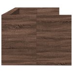 vidaXL Lit de jour avec tiroirs sans matelas chêne marron 90x190 cm
