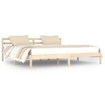 vidaXL Cadre de lit sans matelas bois massif de pin 200x200 cm