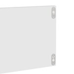 vidaXL Étagères murales 2 Pièces Blanc 80x11 5x18 cm Aggloméré