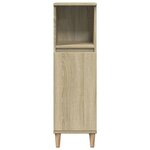 vidaXL Ensemble de meubles de salle de bain 3 Pièces chêne sonoma