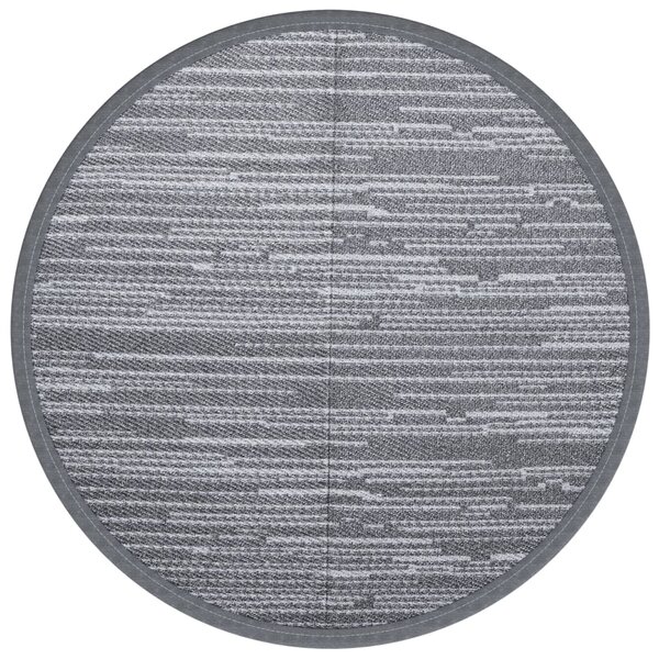 vidaXL Tapis d'extérieur gris Ø200 cm PP