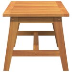 Table basse vidaXL 90x45x40 cm en bois massif d'acacia
