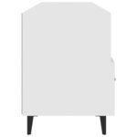 vidaXL Meuble TV Blanc 102x35x50 cm Bois d'ingénierie