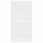 vidaXL Bibliothèque blanc 40x30x76 5 cm bois d'ingénierie