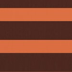vidaXL Écran de balcon Orange et marron 120x500 cm Tissu Oxford