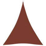 vidaXL Voile de parasol tissu oxford triangulaire 5x6x6 m terre cuite