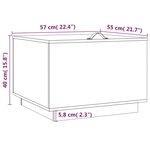 vidaXL Boîtes de rangement et couvercles 3Pièces Blanc Bois massif de pin