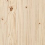 vidaXL Bureau 110x53x117 cm Bois massif de pin