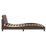vidaXL Cadre de lit sans matelas marron 140x200 cm similicuir